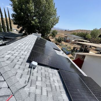 SunFire Construction - solar panels on the roof of a home - Solar Installation Near Me