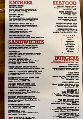 Menu photo 3 Boneshaker's Restaurant & Billiards Portland, TX