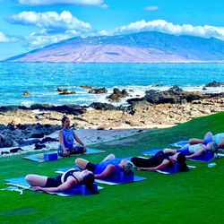 Gentle Beach Yoga
All Levels Welcome
7:30-8:30 am
Awaken your body through gentle yoga and mindful movement wh