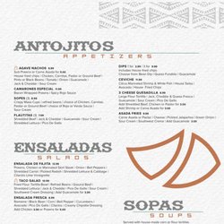 Agave Cantina & Grill - Menu