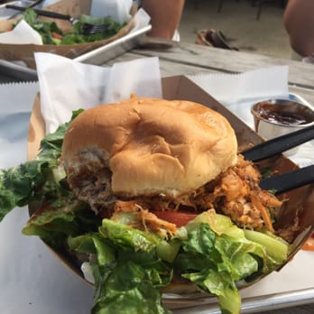 Big Ray's Fish Camp - Pulled pork sandwich!! - Seafood Near Me - Tampa, Florida Big Ray's Fish Camp - Pulled pork sandwich!! - Seafood Near Me - Tampa, Florida