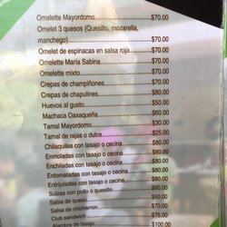 La Chocolateria Mayordomo - Menu