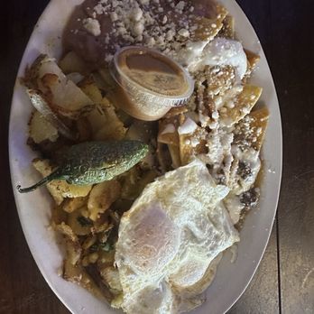 Rodeo Cafe - Chilaquiles w red sauce - Breakfast & Brunch Near Me - Riverside, California