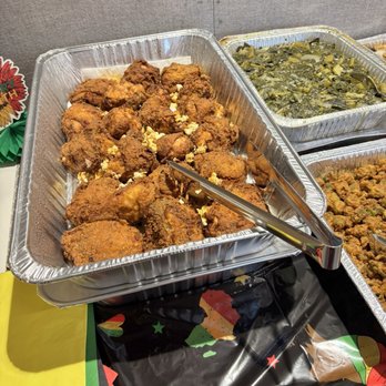 PoBoys Kitchen - Catered food for a Black History Month Luncheon: fried chicken, collard greens, jambalaya - Southern Near Me - San Francisco, California PoBoys Kitchen - Catered food for a Black History Month Luncheon: fried chicken, collard greens, jambalaya - Southern Near Me - San Francisco, California