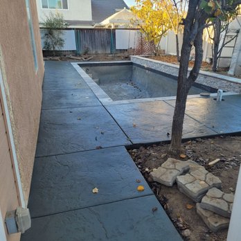 Pacific Pools & Patios - Pool decking completed. - Hot Tub & Pool Near Me - Riverside, California