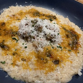 Lady Elaine - Roasted eggplant risotto - Mediterranean Near Me - Honolulu, Hawaii Lady Elaine - Roasted eggplant risotto - Mediterranean Near Me - Honolulu, Hawaii