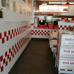 Five Guys - Just opened yesterday.