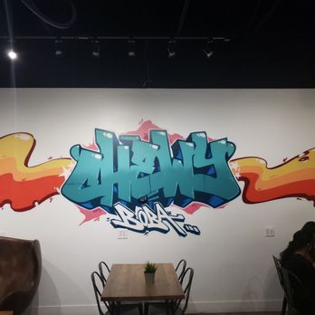 Chewy Boba - Mural on back wall - Coffee & Tea Near Me - Tampa, Florida