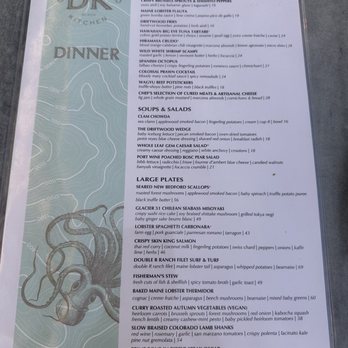 Driftwood Kitchen - Dinner menu - Seafood Near Me - Laguna Beach, California Driftwood Kitchen - Dinner menu - Seafood Near Me - Laguna Beach, California