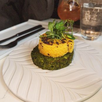 Karma Modern Indian - Edamame dhokla - Indian Near Me - Washington, DC, District of Columbia Karma Modern Indian - Edamame dhokla - Indian Near Me - Washington, DC, District of Columbia