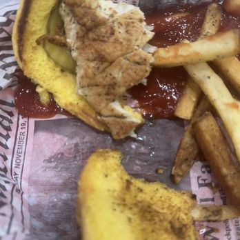 Hippo Burgers - Shoe leather disguised as a chicken sandwich. - Burgers Near Me - Houston, Texas