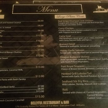 Bellyful - Menu - Bars Near Me - Brooklyn, New York