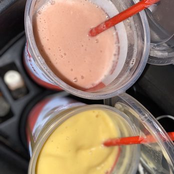 Smoothie King - The pink drink is pineapple surf, the yellow drink is island impact . The island impact was the best! Both drinks very sweet - Juice Bars & Smoothies Near Me - Hermitage, Tennessee Smoothie King - The pink drink is pineapple surf, the yellow drink is island impact . The island impact was the best! Both drinks very sweet - Juice Bars & Smoothies Near Me - Hermitage, Tennessee