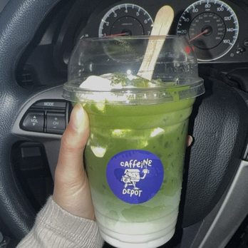 Caffeine Depot - Matcha einspanner - Coffee & Tea Near Me