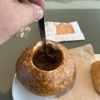 Panera Bread - Less than 1/2" of chili, really? - Sandwiches Near Me - Midwest City, Oklahoma