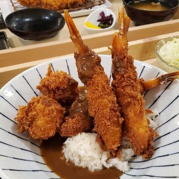 Saku - Ebi and hotate curry katsu - Japanese Near Me - Vancouver, British Columbia