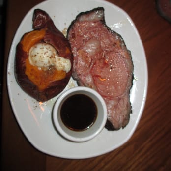 Outback Steakhouse - rare 8 oz prime rib with sweet potato--both 5* - Steakhouses Near Me - Martinsburg, West Virginia Outback Steakhouse - rare 8 oz prime rib with sweet potato--both 5* - Steakhouses Near Me - Martinsburg, West Virginia