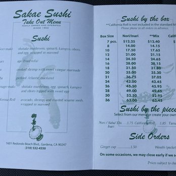 Sakae Sushi - Menu (Jan 2026) - Japanese Near Me - Gardena, California Sakae Sushi - Menu (Jan 2026) - Japanese Near Me - Gardena, California