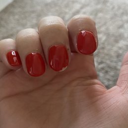Cracked nail Cracked nail