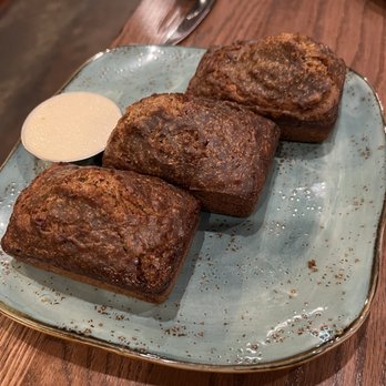 Reba's Place - Banana bread with bourbon butter. - American Near Me - Atoka, Oklahoma Reba's Place - Banana bread with bourbon butter. - American Near Me - Atoka, Oklahoma