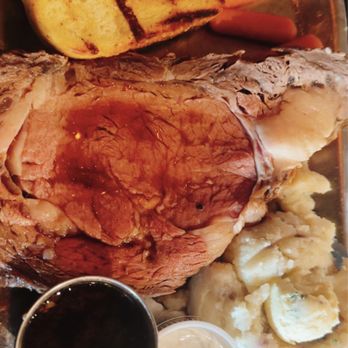 Dad's Bar & Steakhouse - Prime rib, garlic mashed potatoes, brown sugar carrots and garlic toast. Mmmm - Steakhouses Near Me - Thayne, Wyoming Dad's Bar & Steakhouse - Prime rib, garlic mashed potatoes, brown sugar carrots and garlic toast. Mmmm - Steakhouses Near Me - Thayne, Wyoming