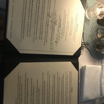 Arborvine - Menu August 22 - New American Near Me - Blue Hill, Maine