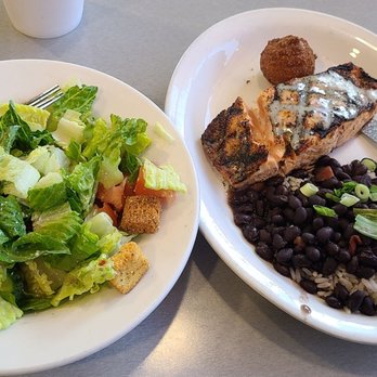 Flying Burger - Grilled Salmon. - Seafood Near Me - Ruston, Louisiana