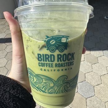 Bird Rock Coffee Roasters - UCSD - Iced Matcha latte 16oz ($6) - Coffee & Tea Near Me - La Jolla, California