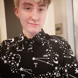 Holier Than Thou - Eyebrow piercing is still healing, my lobe, helix, nose and bridge are all healed though!