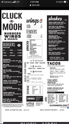 Menu photo 5 Cluck N Mooh Marietta, GA