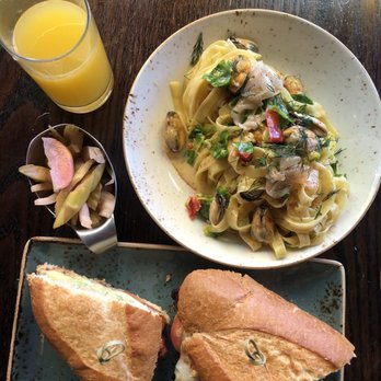The Table - Chicken Adobe sandwich Mussel Tagliatelle - New American Near Me - San Jose, California The Table - Chicken Adobe sandwich Mussel Tagliatelle - New American Near Me - San Jose, California