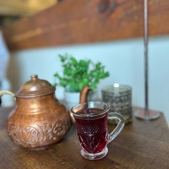 Aleppo Sweets - Hibiscus tea, small pot - Syrian Near Me - Providence, Rhode Island
