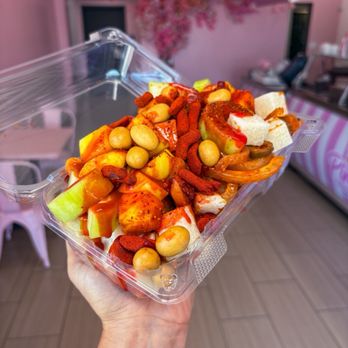 Pink Chocolate - Tostilocos - Desserts Near Me - La Puente, California