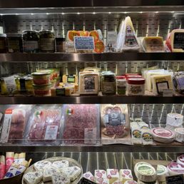 Cheese and meat selection