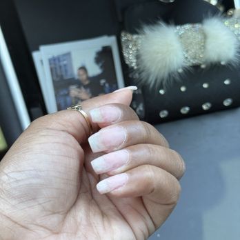 Ava Nails & Spa - This is how I left the shop She said she can't take polish off nicely because of how lumpy my natural nails are. - Nail Salons Near Me - Antelope, California