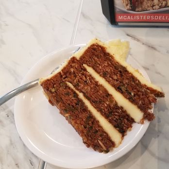 McAlister's Deli - huge slice of carrot cake - Sandwiches Near Me - Sunrise, Florida McAlister's Deli - huge slice of carrot cake - Sandwiches Near Me - Sunrise, Florida