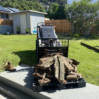 Lush Palm Landscapes - Taking the old bricks out. - Landscaping Near Me