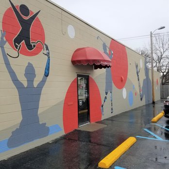 Prosthetic Solutions Mural - Prosthetic Solutions Mural by Blice Edwards 2020 - Public Art Near Me - Indianapolis, Indiana