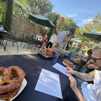 Big Lug Canteen - Oktoberfest pretzel eating competition - Breweries Near Me - Indianapolis, Indiana