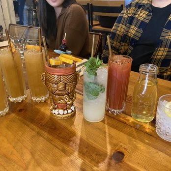 Orchard City Kitchen - Cocktails with a virgin mojito - New American Near Me - Campbell, California