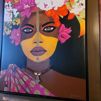 Lucille's - Beautiful art by the bar - New American Near Me - Houston, Texas Lucille's - Beautiful art by the bar - New American Near Me - Houston, Texas