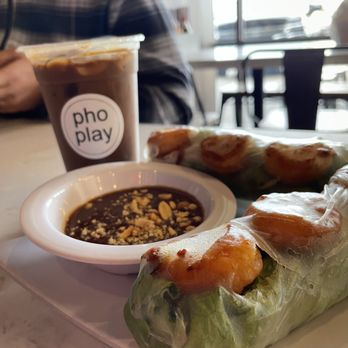 Pho Play - Grilled shrimp spring rolls - Vietnamese Near Me - Castro Valley, California Pho Play - Grilled shrimp spring rolls - Vietnamese Near Me - Castro Valley, California