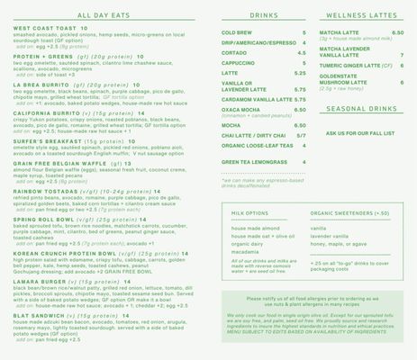 Menu photo 1 Lamara Coffee & Kitchen New Orleans, LA Menu photo 1 Lamara Coffee & Kitchen New Orleans, LA