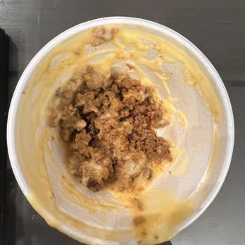 Mexican Taco Zone - Chorizo queso (from our first visit, didn't realize we needed to mix it and really well from the bottoms) - Latin American Near Me - Welland, Ontario