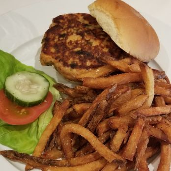 Davio's - Salmon Burger and fries - Steakhouses Near Me - Braintree, Massachusetts Davio's - Salmon Burger and fries - Steakhouses Near Me - Braintree, Massachusetts