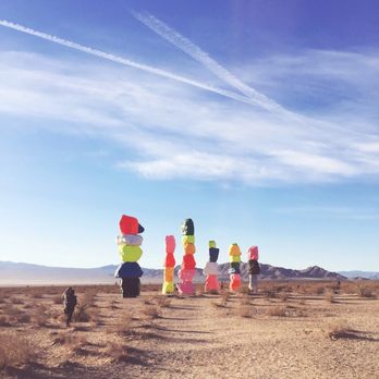 Seven Magic Mountains - Public Art Near Me - Las Vegas, Nevada