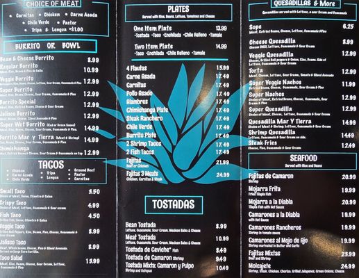 Menu photo 5 Tequila Grill Roseville, CA