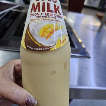 Chas Market & Kitchen - Coco Milk with mango - Korean Near Me - San Antonio, Texas