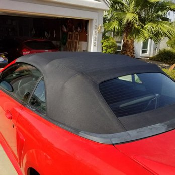 Precision Mobile Auto Tops - Ford Mustang Convertible Top Replacement - Auto Upholstery Near Me - Phoenix, Arizona Precision Mobile Auto Tops - Ford Mustang Convertible Top Replacement - Auto Upholstery Near Me - Phoenix, Arizona