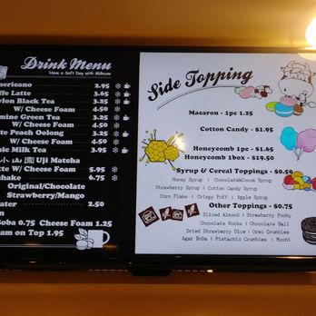Sweet Cow Cafe - Menu - Ice Cream & Frozen Yogurt Near Me - Pasadena, California Sweet Cow Cafe - Menu - Ice Cream & Frozen Yogurt Near Me - Pasadena, California